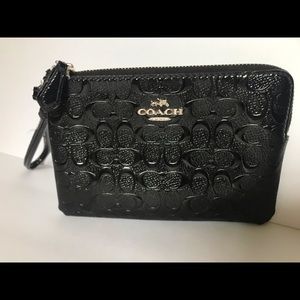 Black Coach Wristlet